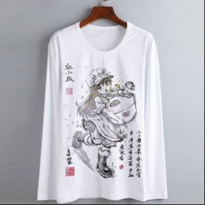 Platelet Cell at Work Long-sleeve Shirt 39" & 41"